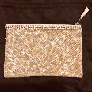 BHLDN diamond beam clutch for weddings and events
